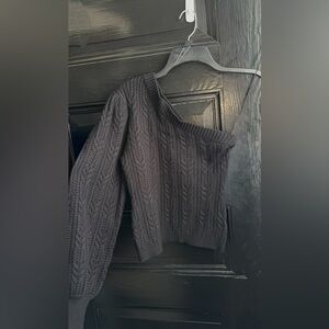 Women’s Asymmetrical Sweater, Size Medium